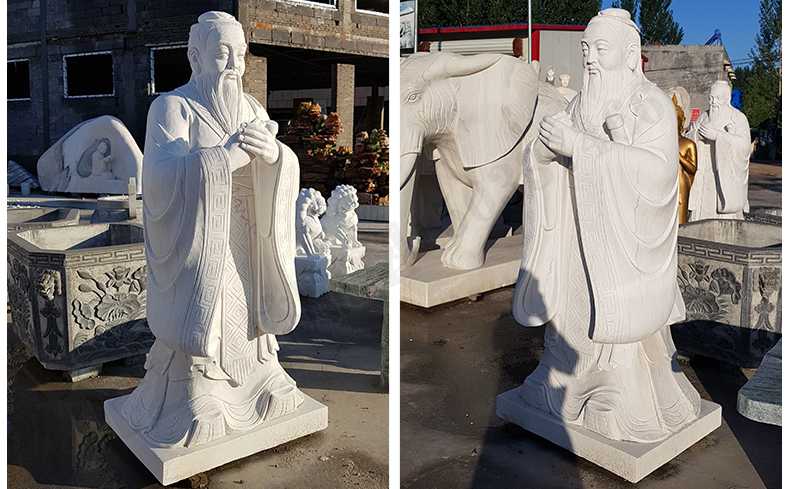校園孔子像，學校孔子雕像，孔子景觀雕塑