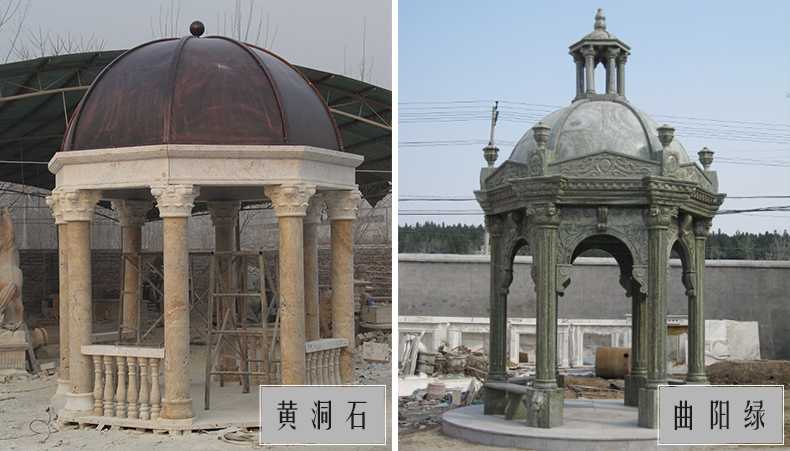 歐式景觀亭子，石雕大理石亭子，河北涼亭廠家