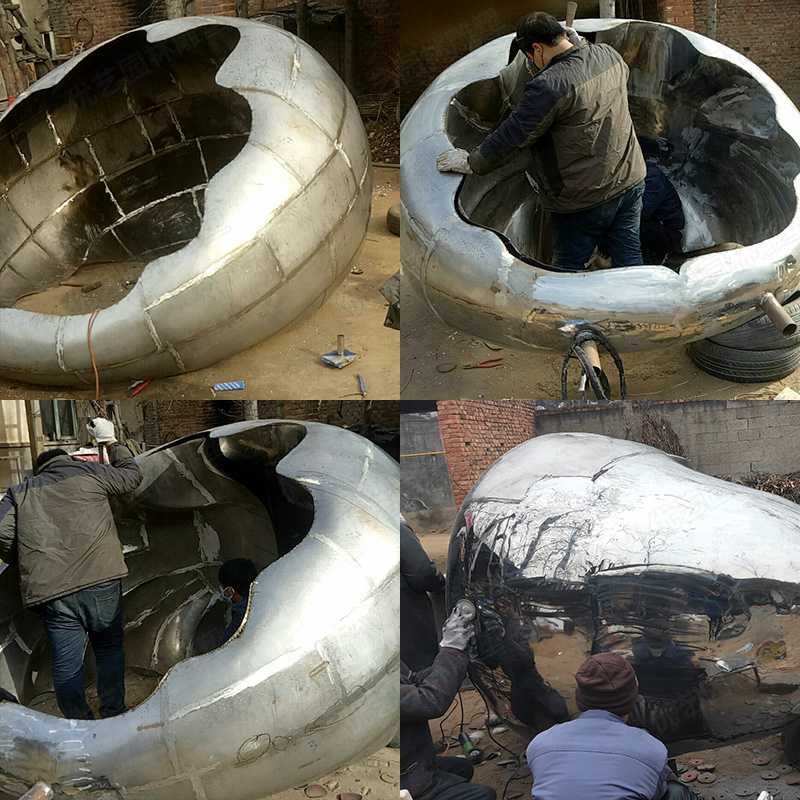 河北不銹鋼雕塑廠家，定制大型不銹鋼景觀雕塑