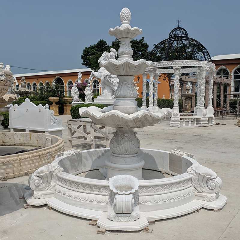 海螺大理石噴泉，海螺噴泉，大理石噴泉，石雕噴泉廠家