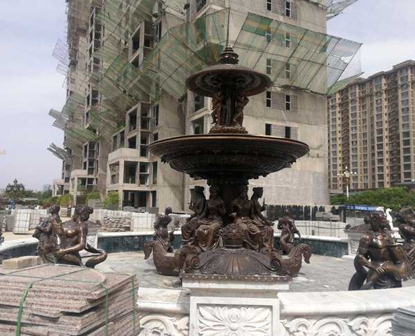 景觀雕塑定制，大型銅雕塑工廠