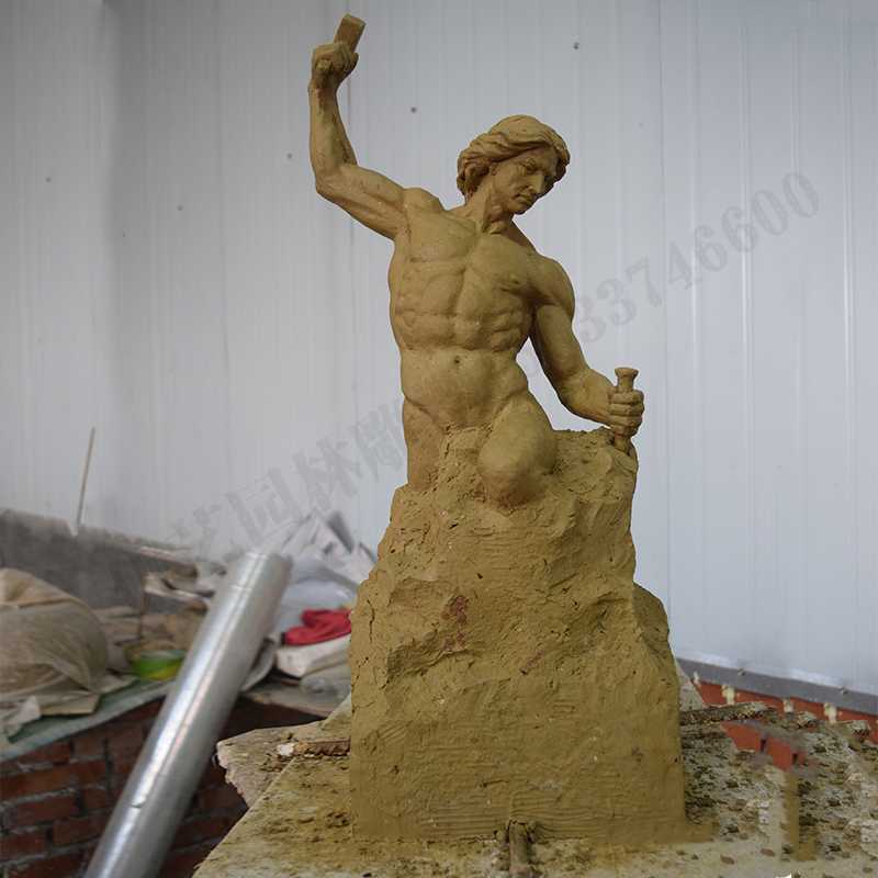 自我雕刻，雕刻自我，自我雕刻雕塑