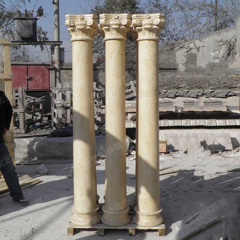大理石羅馬柱，石材羅馬柱